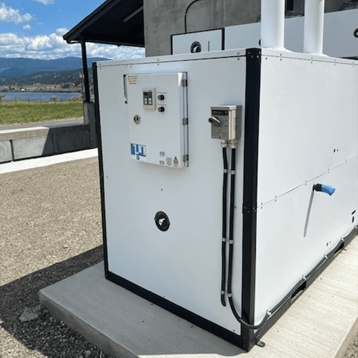 Monte Creek heater installation