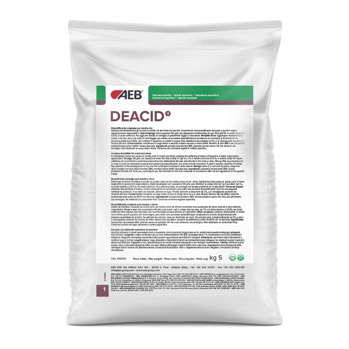aeb deacid 5kg aeb deacid 5kg