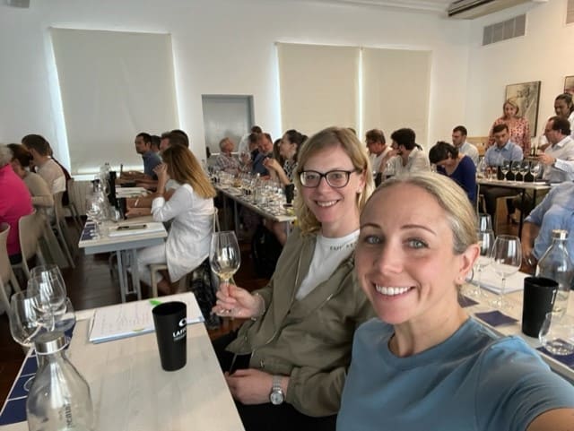 maddy from cellar tek at the 2023 laffort export seminar