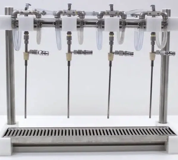 manual counter pressure filler