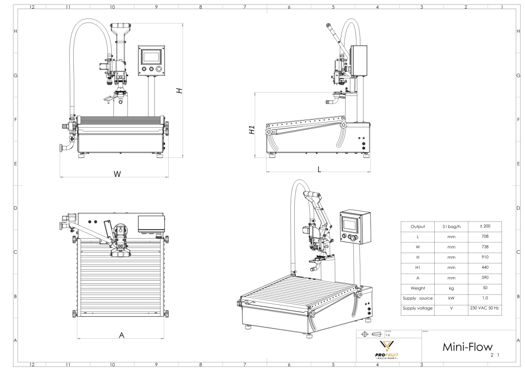profruit table version bag in box filler miniflow profruit table version bag in box filler miniflow