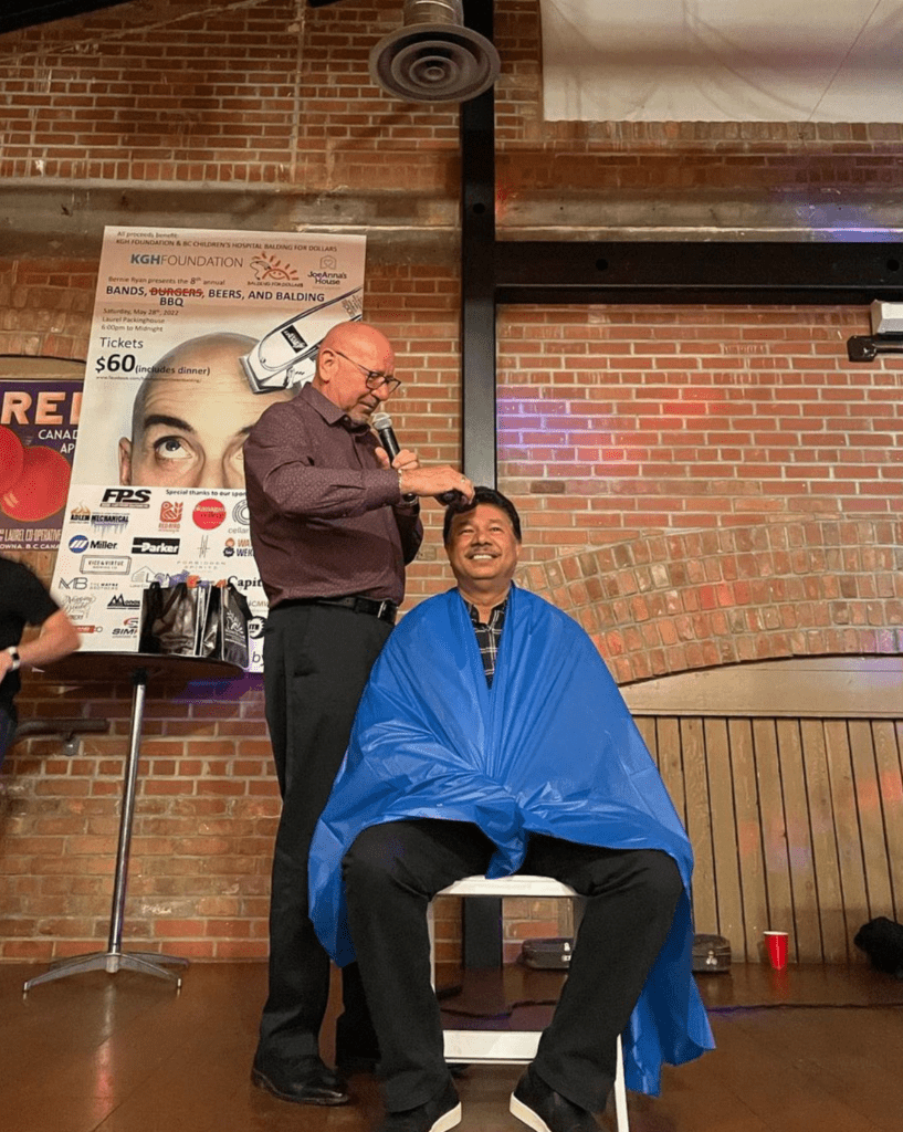 Bands, BBQ, Beers & Balding Event