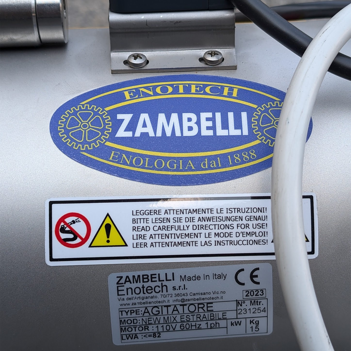 zambelli tank mixer zambelli tank mixer